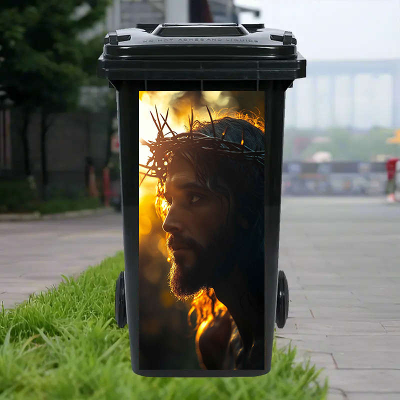 1pc 30.99x69.85cm Jesus Christian Themed Stickers