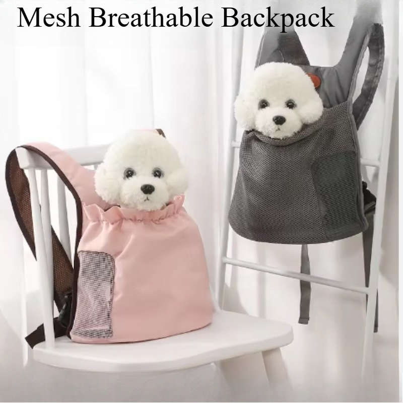 1pc Light Greysize L Pet Bag