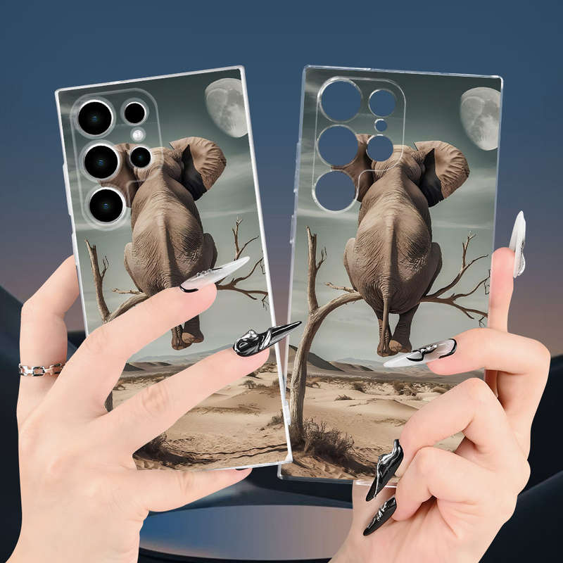 1pc Transparent For Samsung Galaxy S25 Ultra Phone Cases