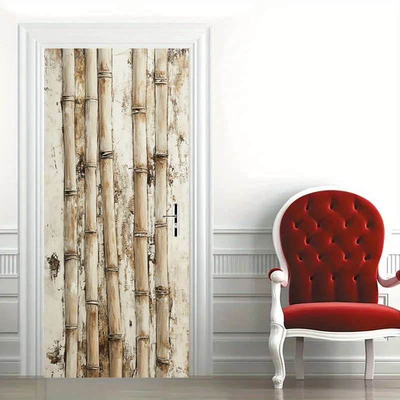1Pc 76.96x199.9cm Door Window Sticker