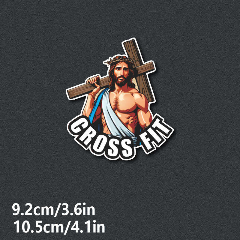 1pc Jesus Christian Themed Stickers