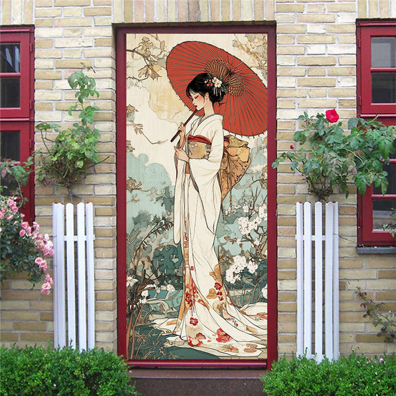 1Pc 76.96x199.9cm Door Window Sticker