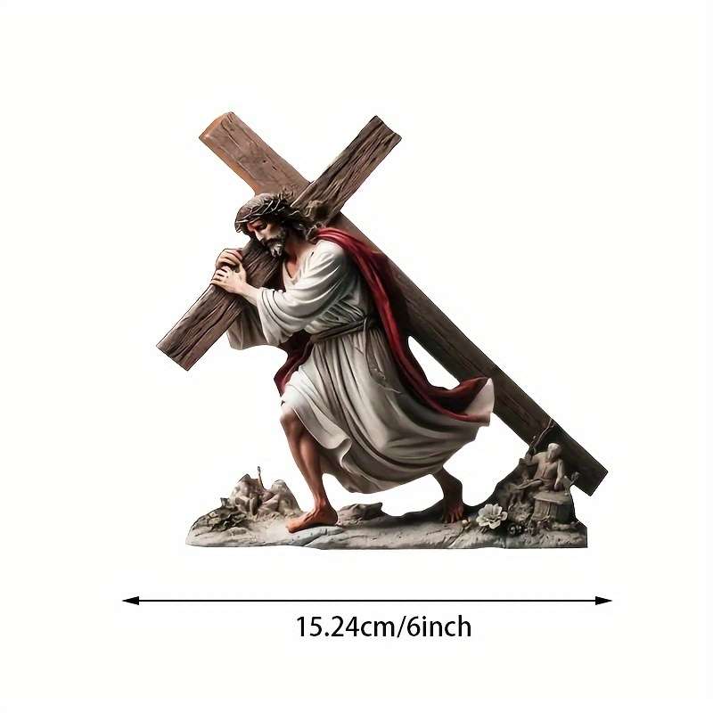 1pc 3pcs Jesus Christian Themed Stickers