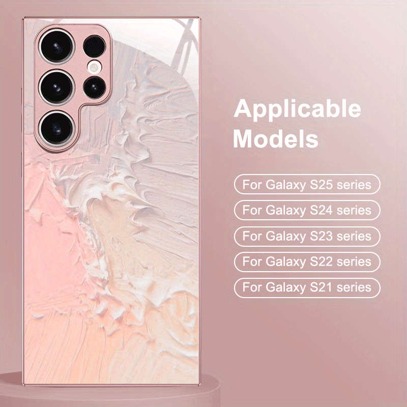 1pc Pink Color For Samsung Samsung Galaxy A25 5G Phone Cases