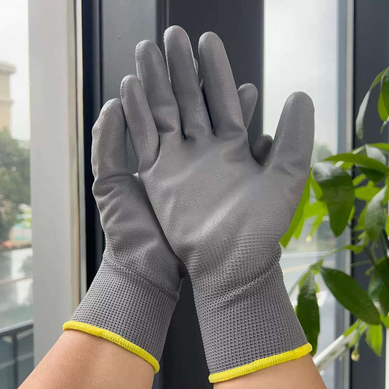 7 Pairs Gray Size M Multi Purpose Work Gloves