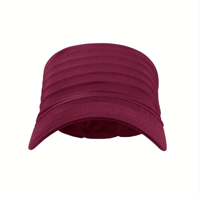 1pc Stylish Unisex Quick-Dry Visor Hat for Spring Summer Breathable Moisture-Wicking Running C