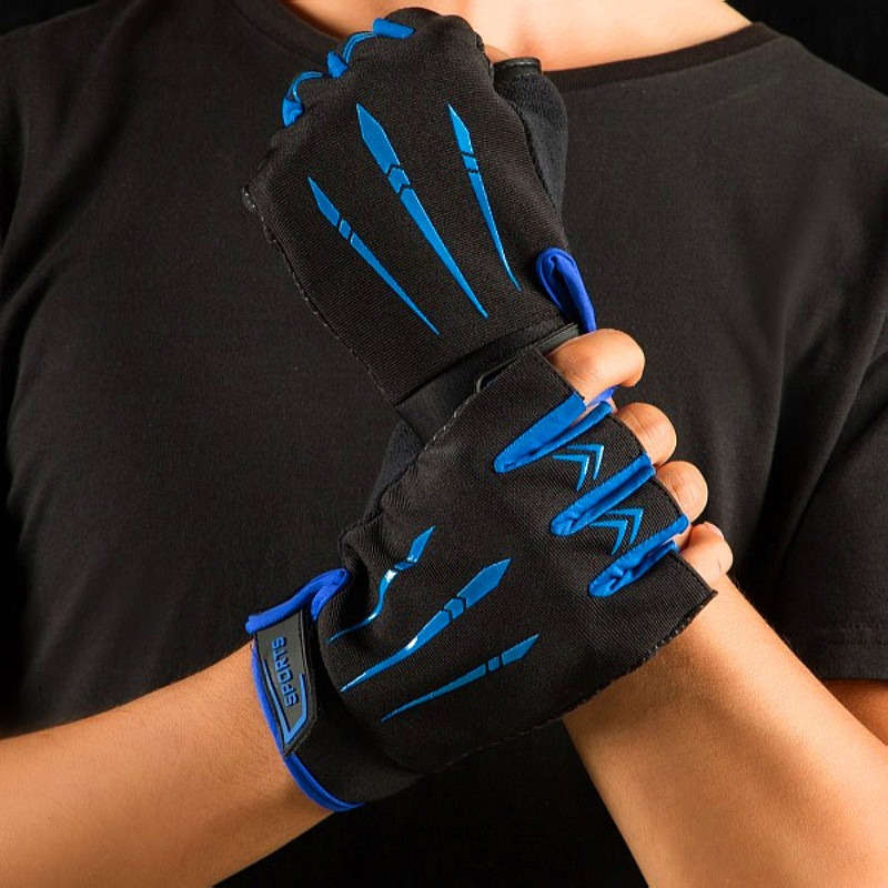 1 Pair Red One Size Outdoor Sports Gloves