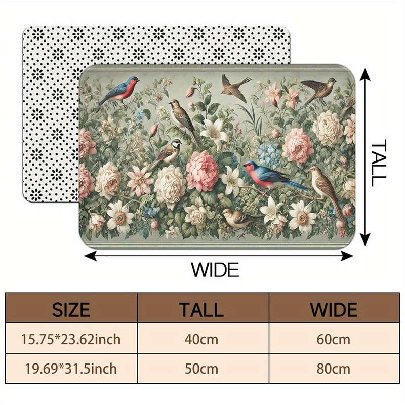 1Pc 40.01x59.99cm Floor Mat