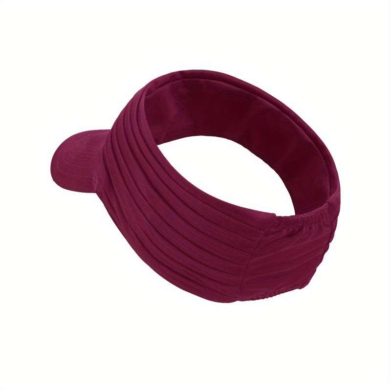 1pc Stylish Unisex Quick-Dry Visor Hat for Spring Summer Breathable Moisture-Wicking Running C