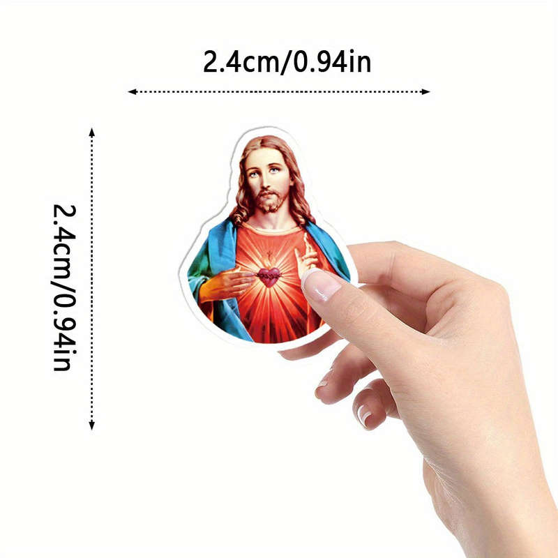 500pcs Jesus Christian Themed Stickers