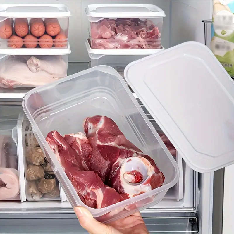 5pcs Kitchen Refrigerator Storage Containers with Lids