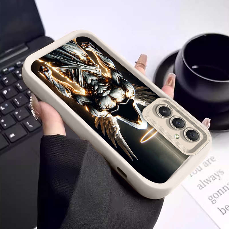 1pc Black For Samsung Galaxy M01s Phone Cases