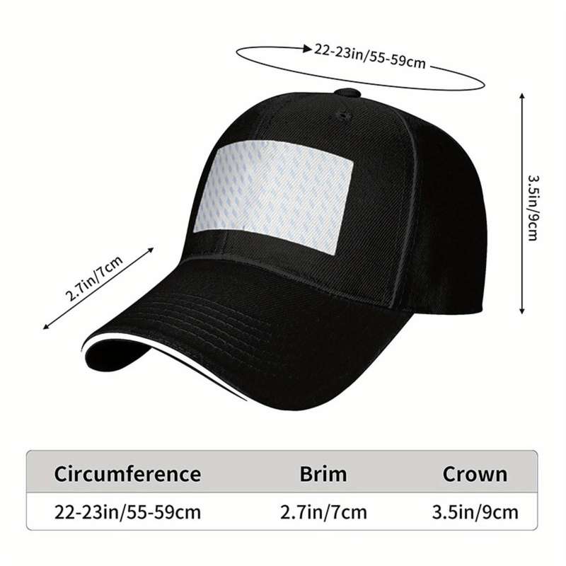 1pc Adjustable Sports Cap Black with "CZ" Logo Stylish and Comfortable Headwear for Running