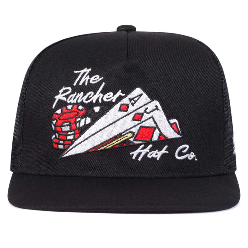 1pc Men'S Hip Hop Poker Card Baseball Cap Adjustable Mesh Snapback Hat Casual Sports Style 100%