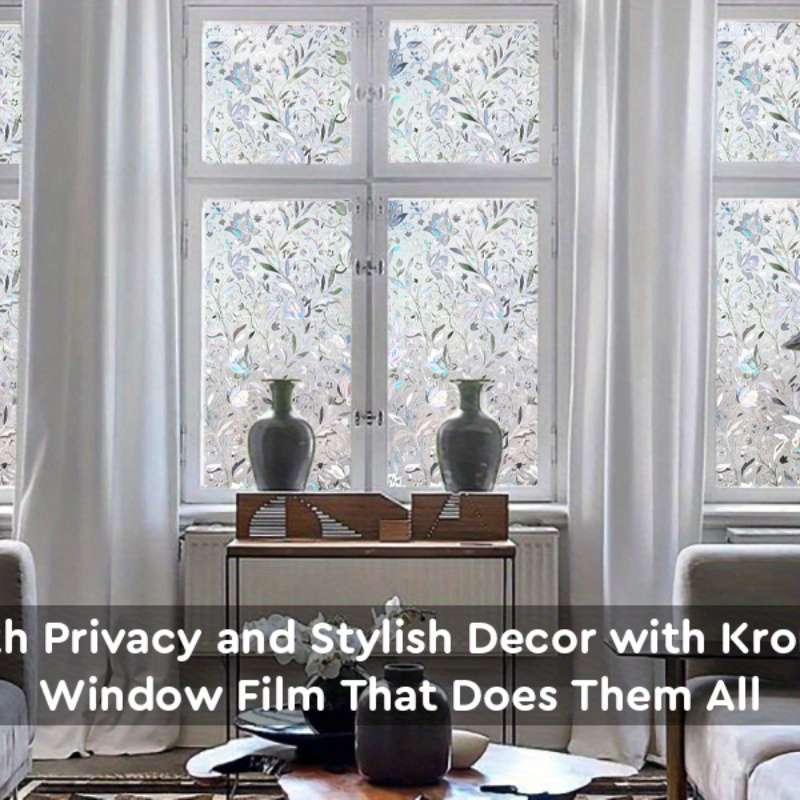 1pc 29.97cm x 3.0meter Quantity 1 Piece Door And Window Stickers