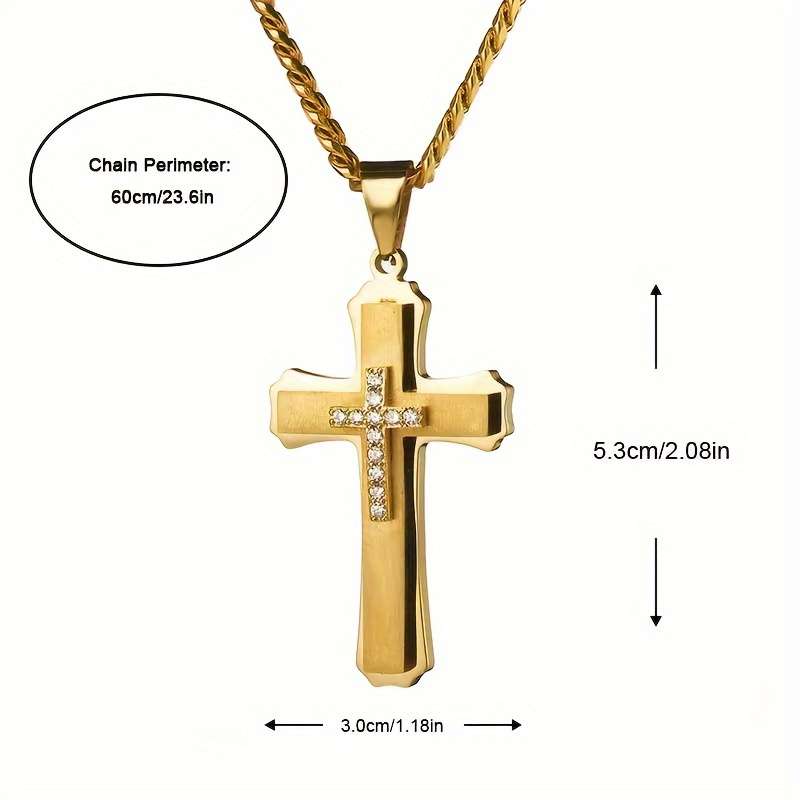 1 Piece Black Golden Jesus Theme Pendant