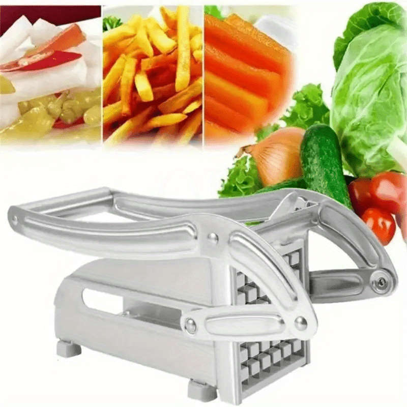 1pc Stainless Steel Fruit Knife Vegetable Knife French Fry Knife Potato Slicer Vegetable Choppe