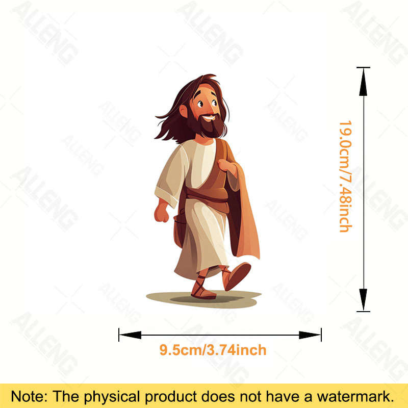 1pc Jesus Christian Themed Stickers
