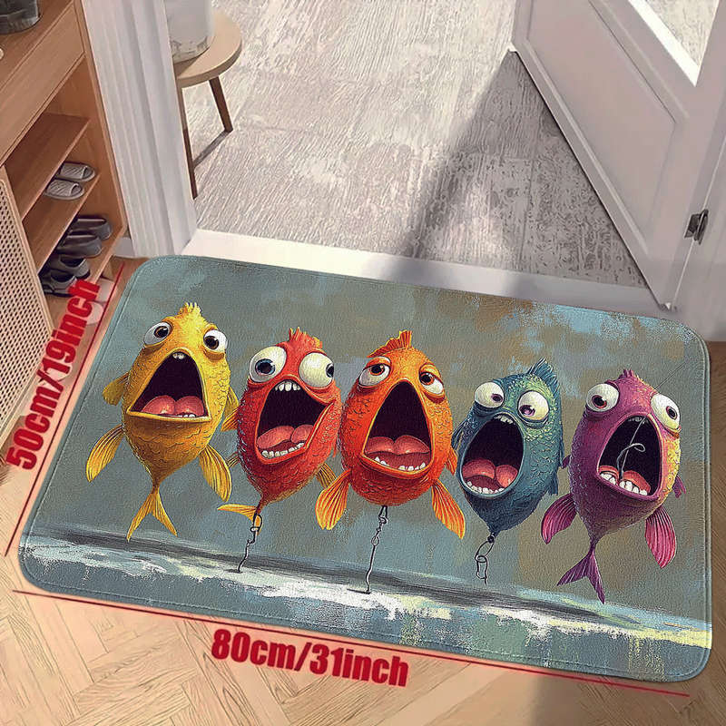 1Pc 15.74x23.62inch 40x60cm Floor Mat