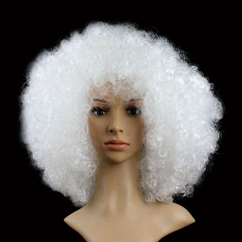 1Pc White Fashion Design Wig