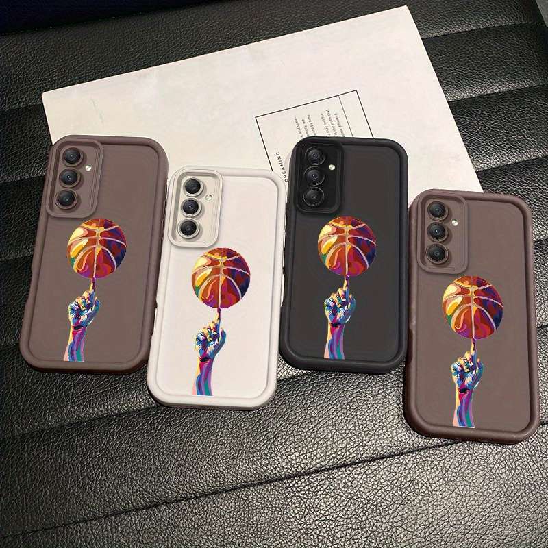 1pc A-Brown For Samsung Galaxy M01s Phone Cases