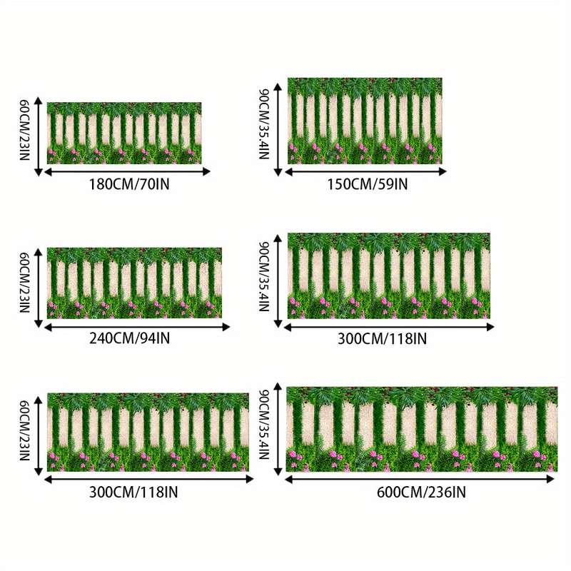 1Pc 23x70inch 60x180cm Floor Mat