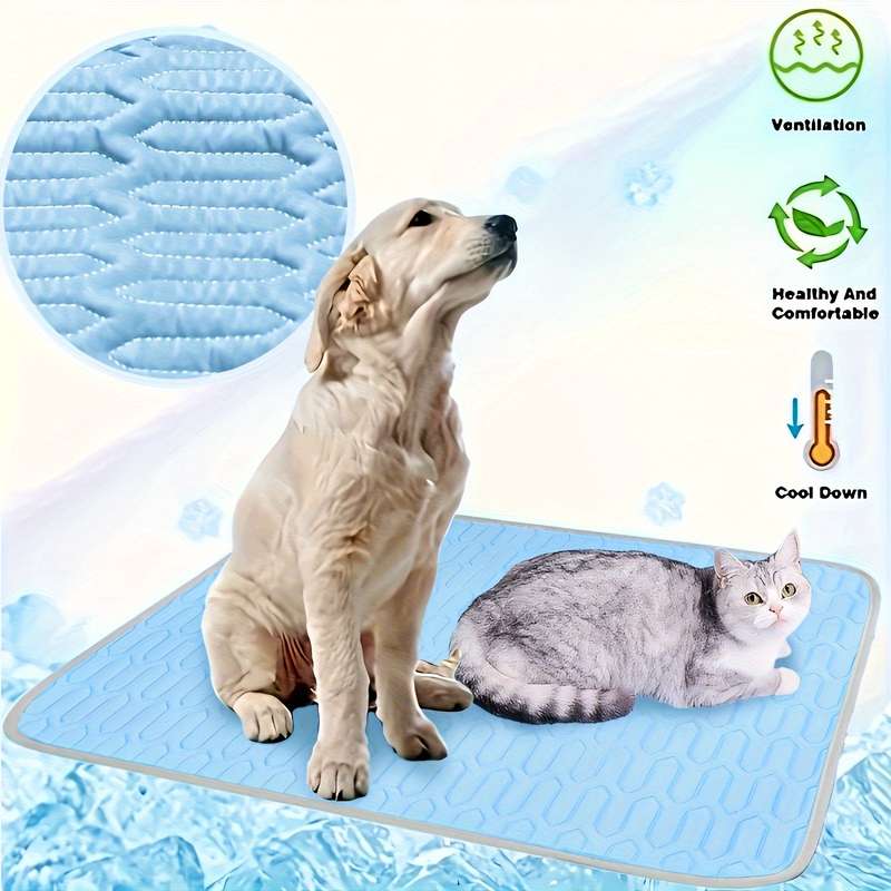 1piece Blue Cooling Pad 50cm x 40cm