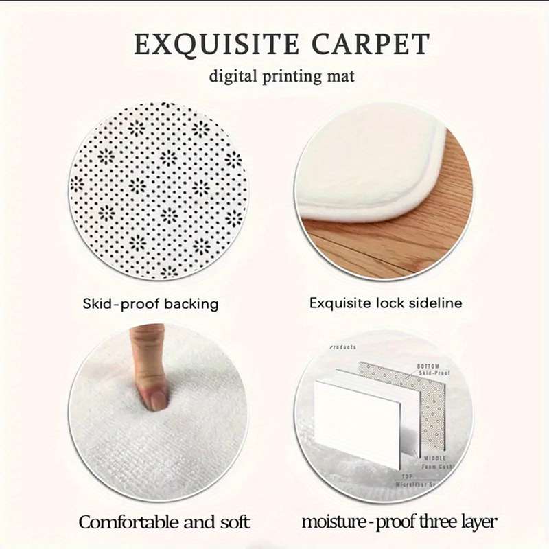 1Pc BY32817 50x80cm 19.69x31.5inch Floor Mat