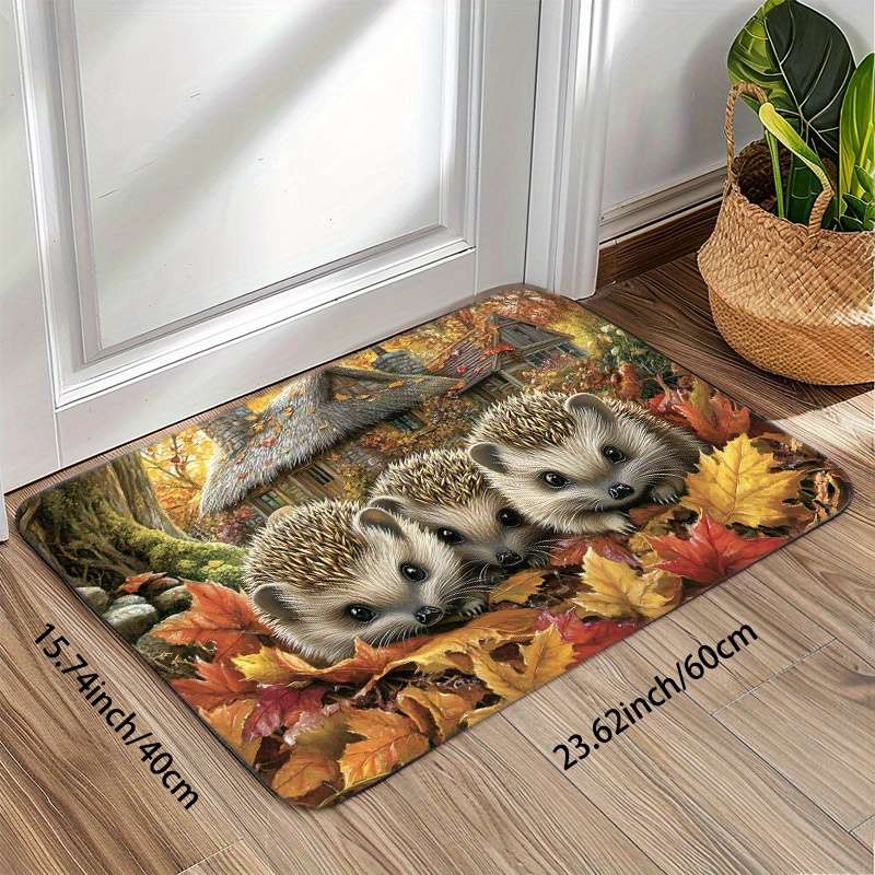 1Pc Yellow 19.69x31.49inch 50x80cm Floor Mat