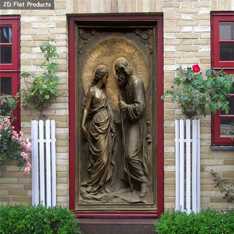1pc 95.0x214.88cm Jesus Christian Themed Stickers