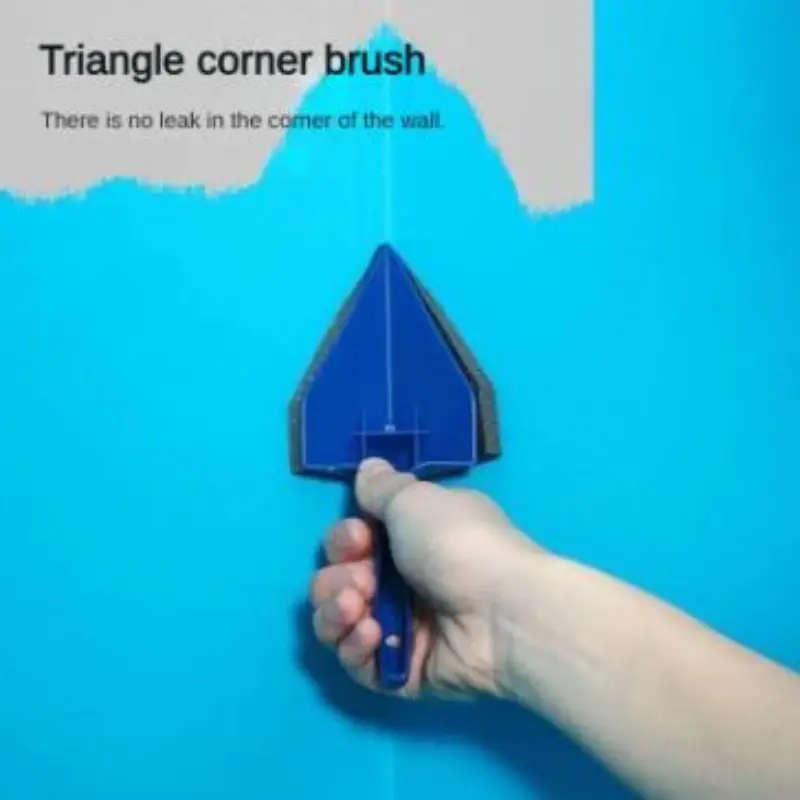 1pc Easy-Grip Triangle Paint Brush with Durable Bristles Perfect for Wall Corners Gaps by Oppselve