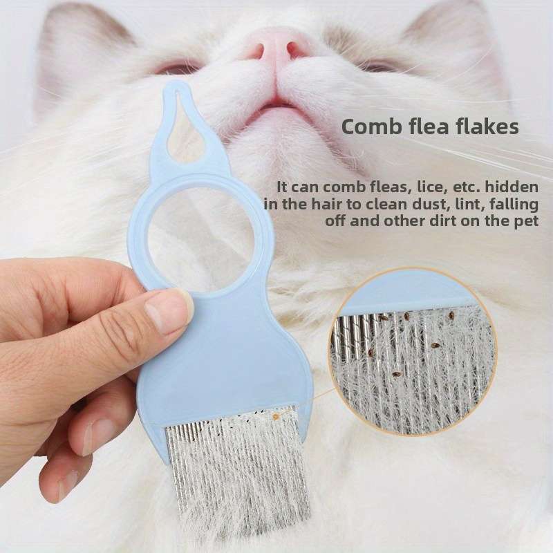 1pc Blue Size 92351Pet Comb