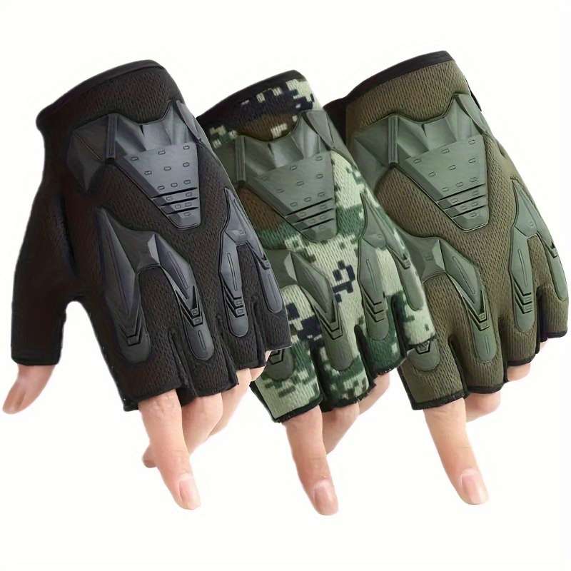 1 Pair Army Green One Size Outdoor Sports Gloves