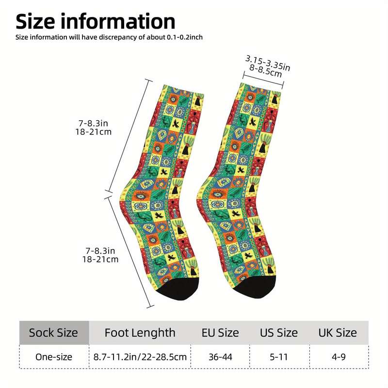 1 Pair Multicolor One Size Socks