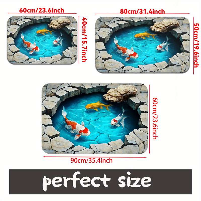 1Pc 60x90cm Floor Mat