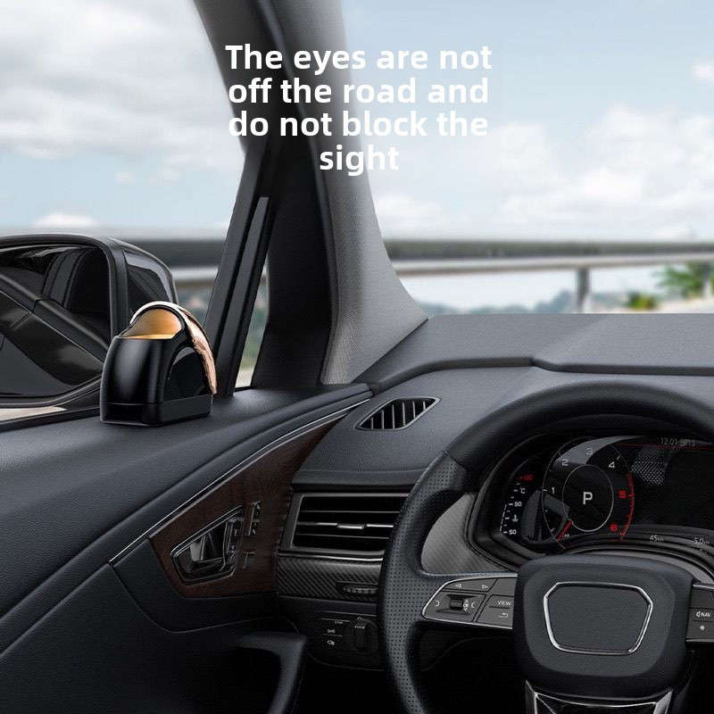 1pc Driver-Side Car Ashtray Space-Saving Door-Mounted Design Mechanical Style Durable Aluminum Le