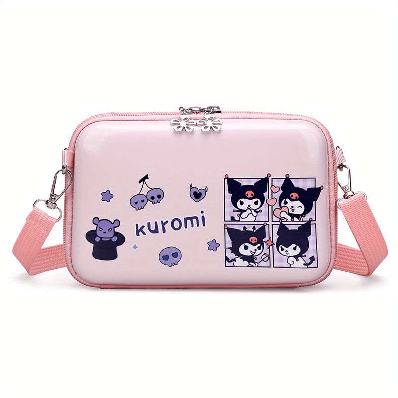 1pc Sanrio Sanrio Kuromi Quirky Crossbody BagMy melody Phone Purse with Secure Square Compartment