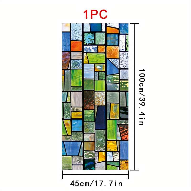 1pc 45x100cm Door Window Sticker