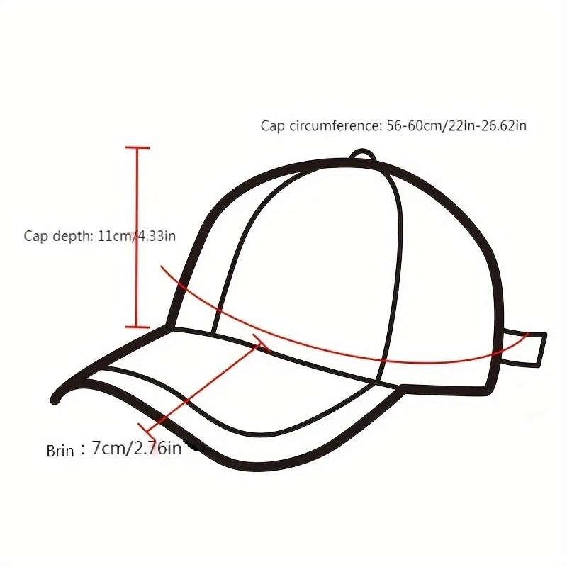 1pc Trendy Hip-Hop Baseball Cap for Men And Women Featuring Street Style Prints Perfect for Outdo