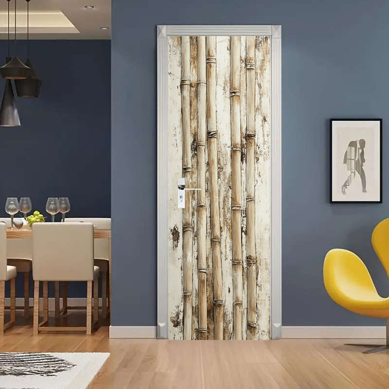 1Pc 76.96x199.9cm Door Window Sticker