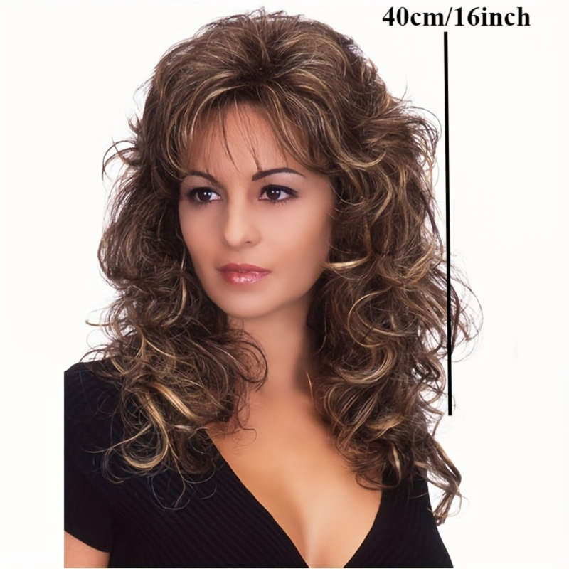 1Pc Black 40.64cm Fashion Design Wig