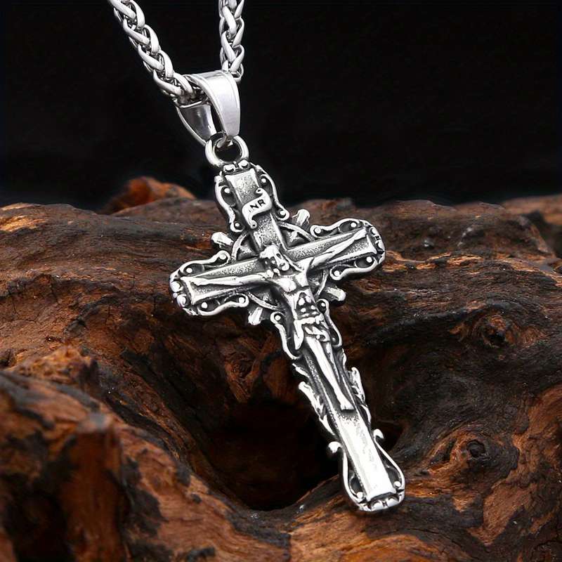 1 Piece 60cm Chain Add Pendant Jesus Theme Pendant