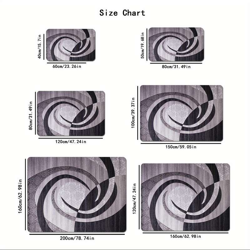 1Pc 80x120cm 31.49x47.24inch Floor Mat