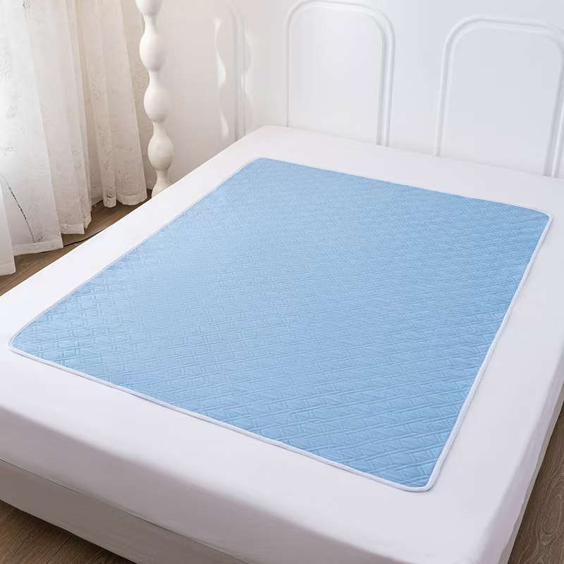 1Pc Diaper 80 Centimeters X 120 Centimeters Items Blue Grid