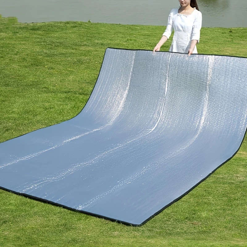 1pc All-Season Waterproof And Insulating Camping Mat Multiple Sizes Available 198.12cm Durable Alumi