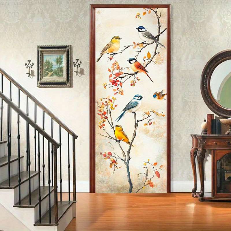 1Pc 77x200cm Door Window Sticker