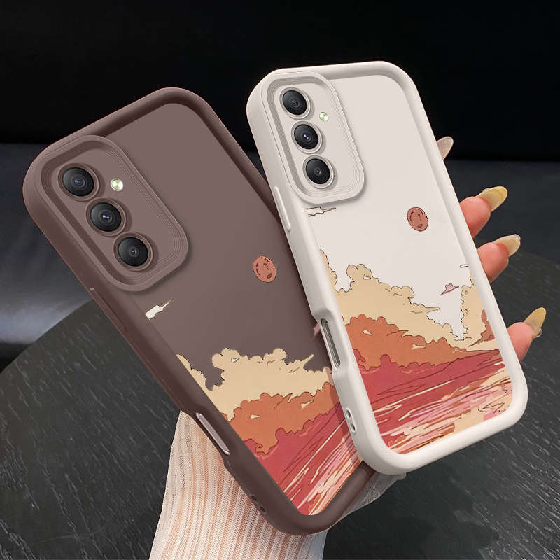1pc A-Brown For Samsung Samsung Galaxy S23 FE Phone Cases