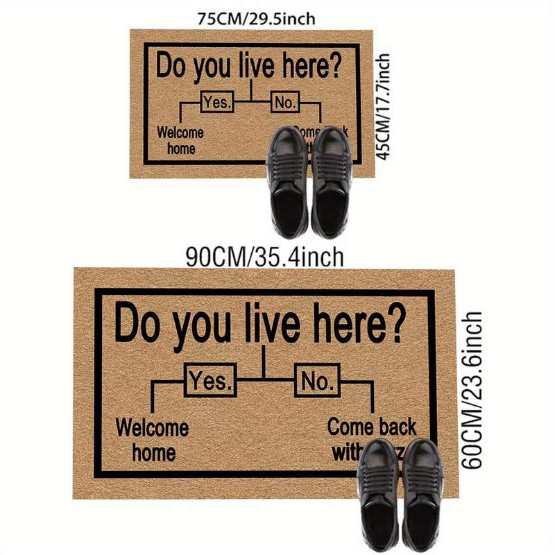 1Pc 17.7x29.5inch 45x75cm Floor Mat