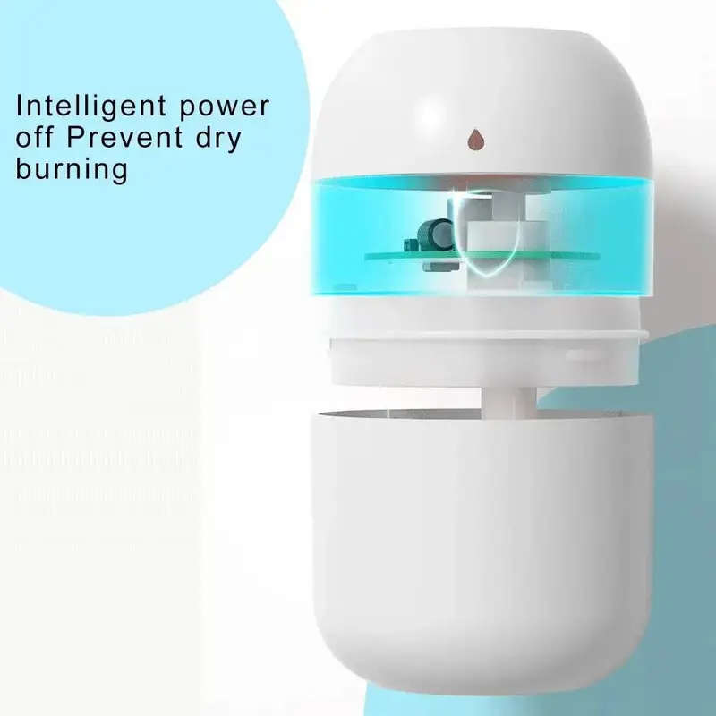 1pc Double Spray High Moisturizing Quiet Nano Spray Humidifier Perfume USB Power Supply 6.09oz Capac
