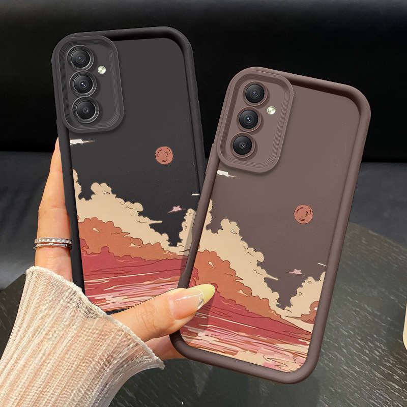 1pc A-Brown For Samsung Samsung Galaxy S23 FE Phone Cases